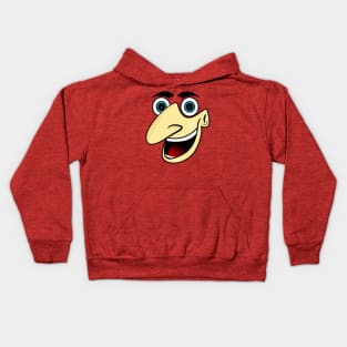 Excited Funny Face Cartoon Emoji Kids Hoodie